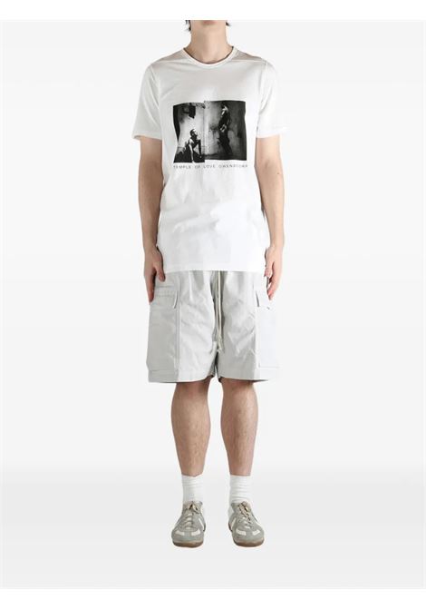 level t t-shirt man white RICK OWENS DRKSHDW | DU01F4250 RNEP4P1109